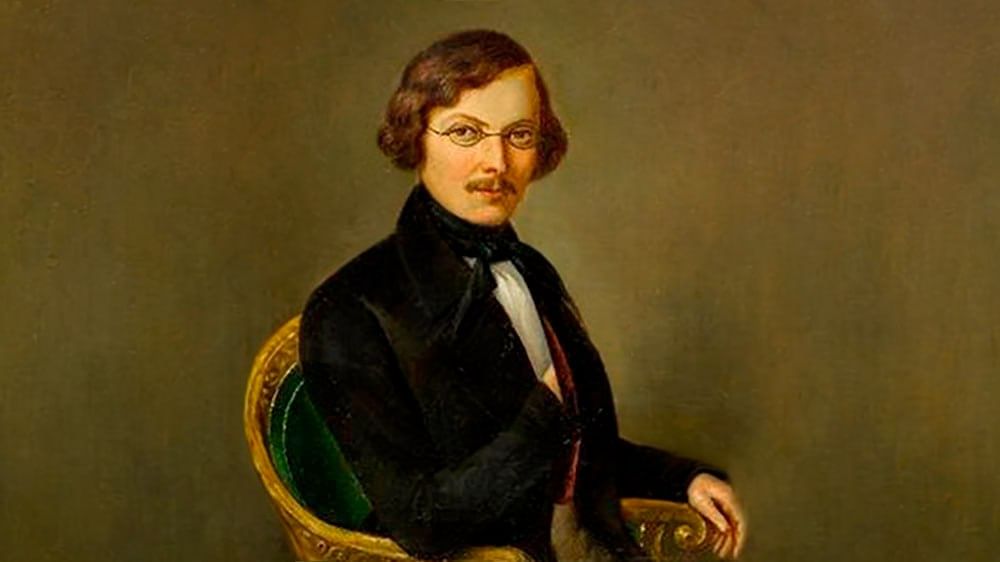 Е. Больтц. Портрет Николая Гоголя (фрагмент). 1845. <br/>Государственный музей истории российской литературы им. В.И. Даля, Москва