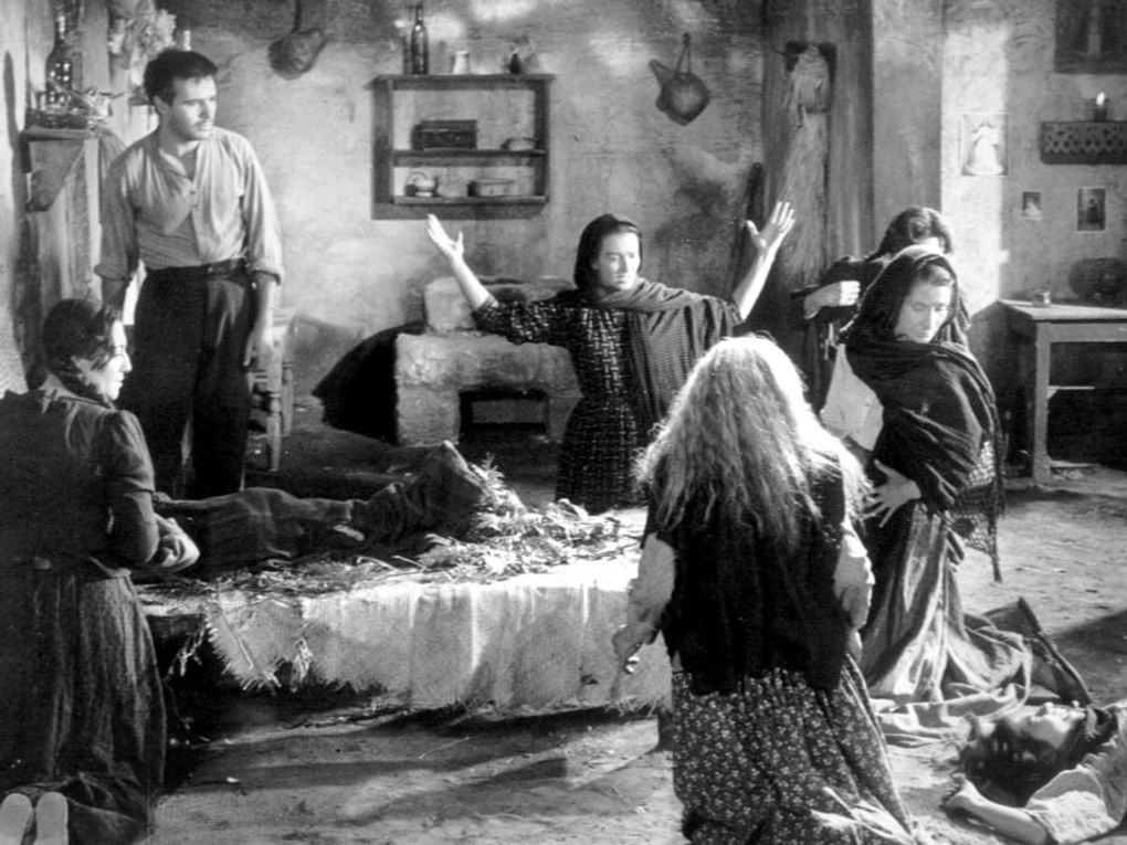 Кадр из художественного фильма Луиса Бунюэля «Назарин» (1959)