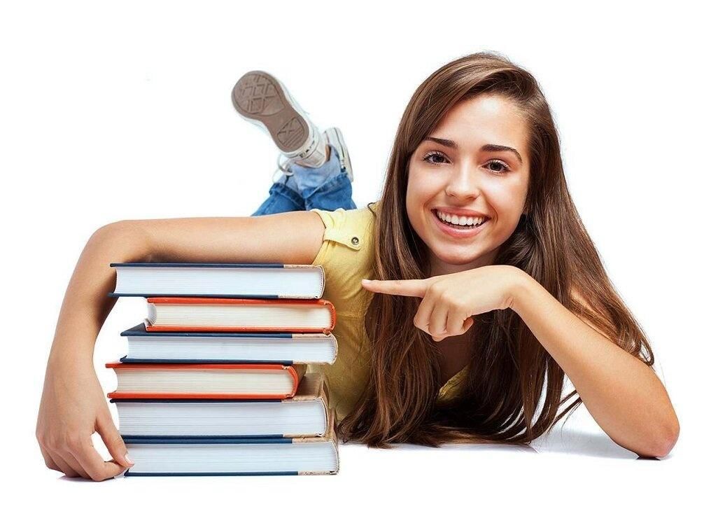 Курсовая подросткам. Девушка с учебниками. Студент с книгами. Девушка с книжкой. Молодежь и книга.