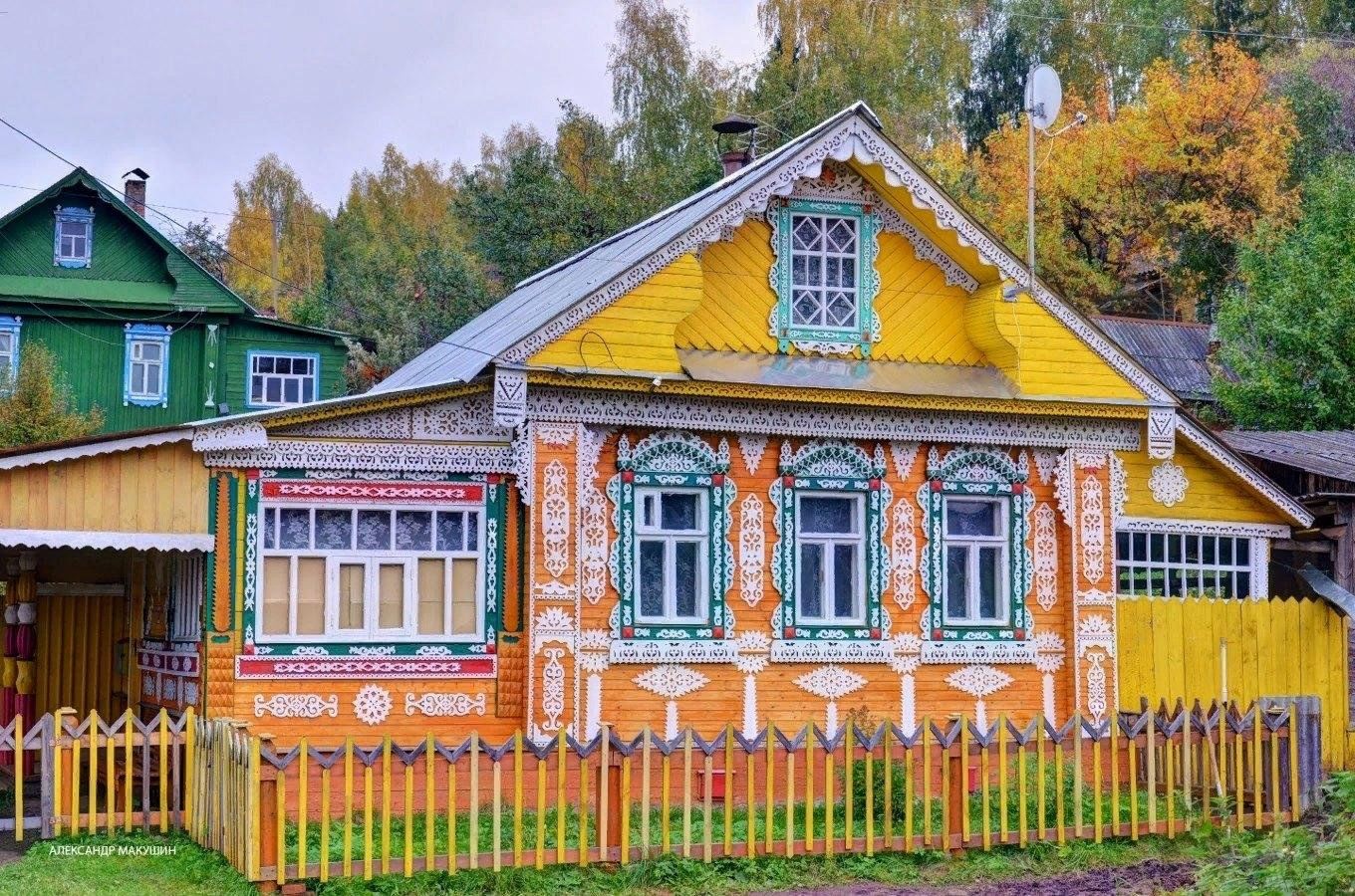 Картинка русской избы снаружи