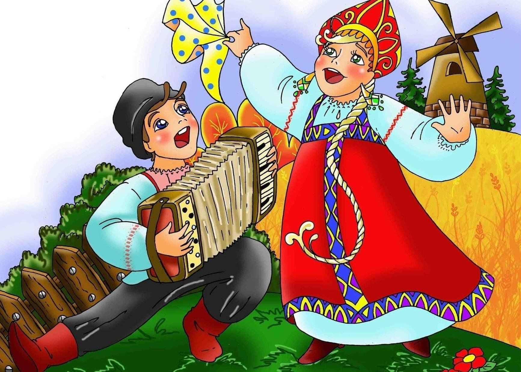 Народные частушки фольклор