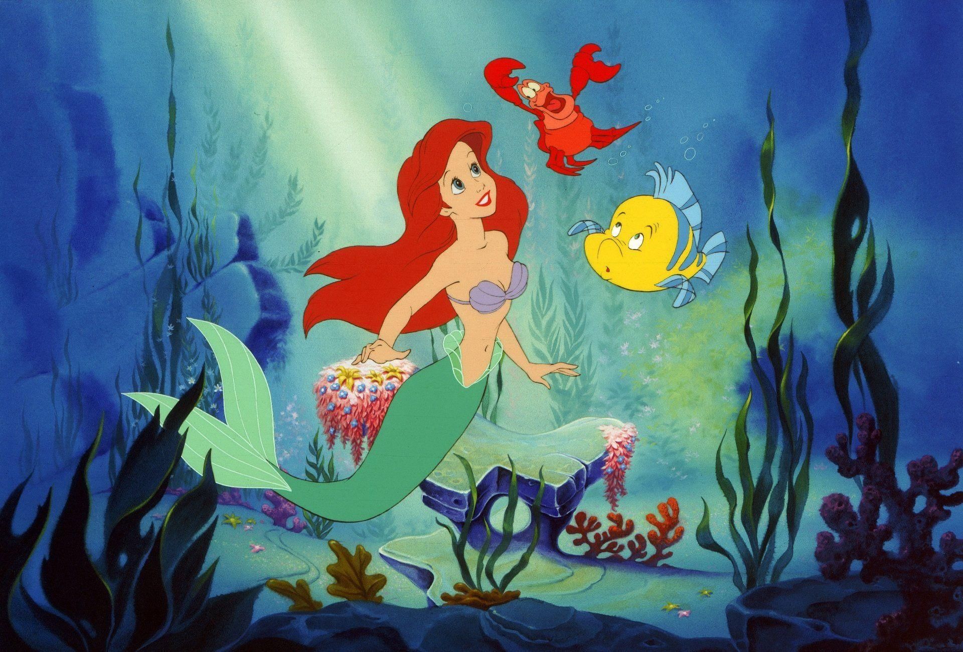 Принцесса и русалка 2022. Русалочка / the little Mermaid (1989). Русалочка мультфильм 1989. Ариэль Флаундер и Себастьян. Русалочка Ариэль мультфильм Дисней.