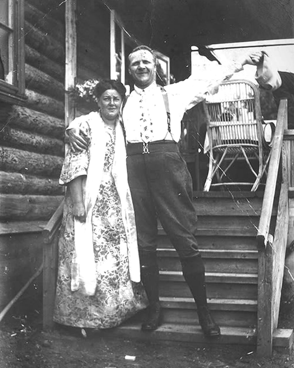 Певец Федор Шаляпин на даче. 1912 год. Фотография: Музей Государственного академического Большого театра России, Москва