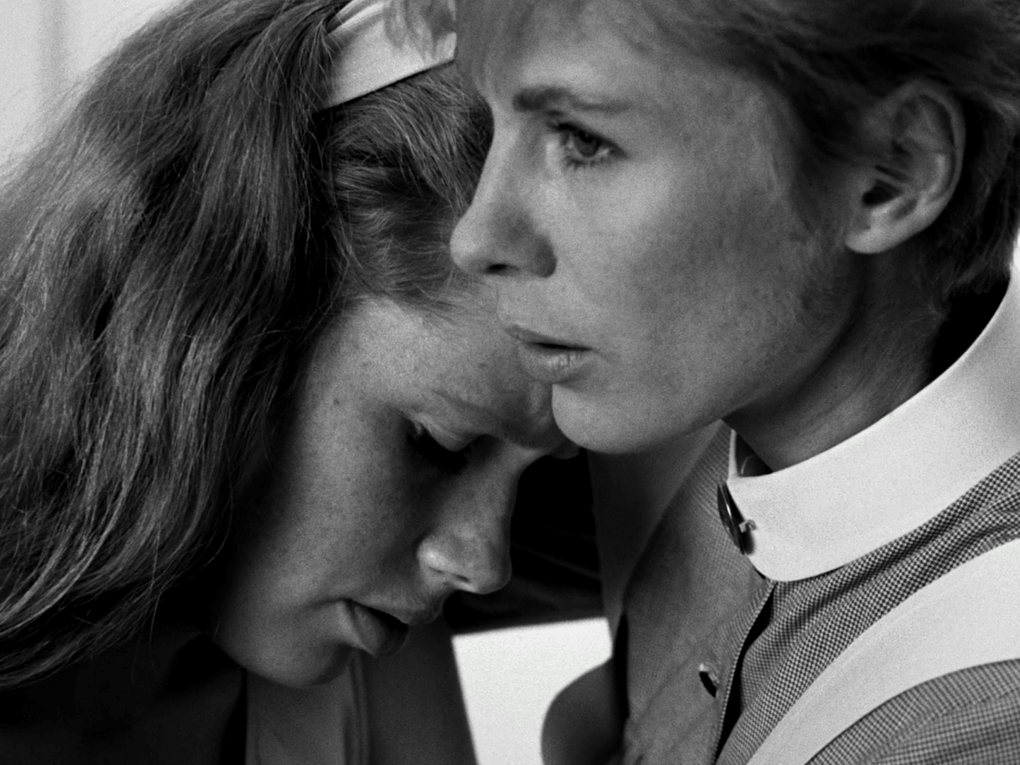 Кадр из художественного фильма Ингмара Бергмана  «Персона» (1966)