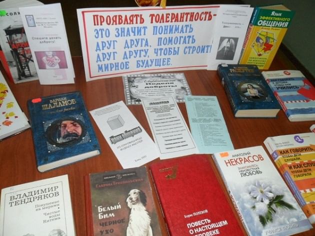 День толерантности в библиотеке. Выставка по толерантности в библиотеке. Толерантность книжная выставка в библиотеке. Книжная выставка по толерантности в библиотеке. Книжная выставка о дружбе в библиотеке.