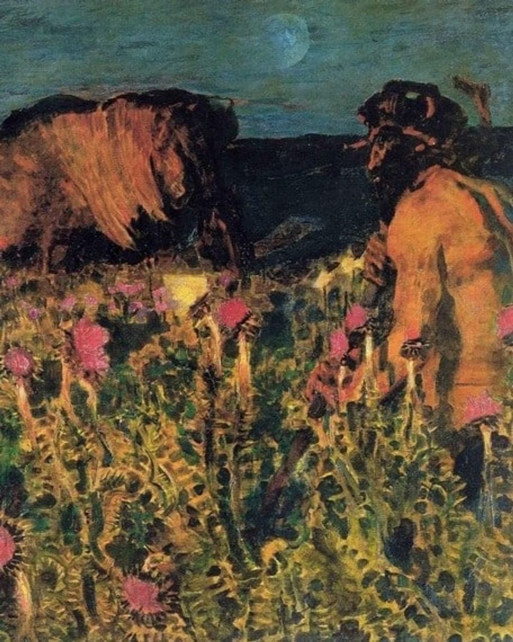 Михаил Врубель. К ночи (фрагмент). 1900. Государственная Третьяковская галерея, Москва