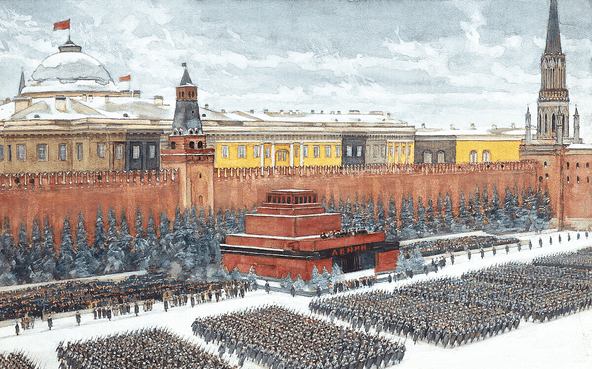парад на красной площади 7 ноября 1941 года