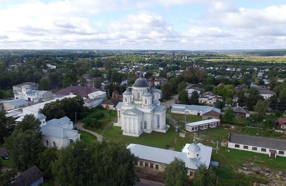 Лысково. Лысково Нижегородская область. Георгиевский собор Лысково. Лысково Вознесенский храм. Вознесенская Церковь Лысково.