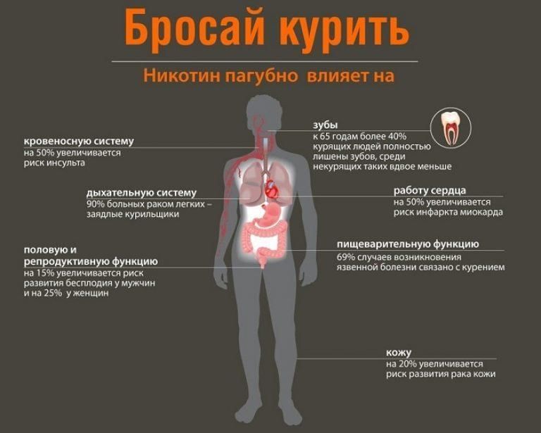 Картинки влияние никотина на организм