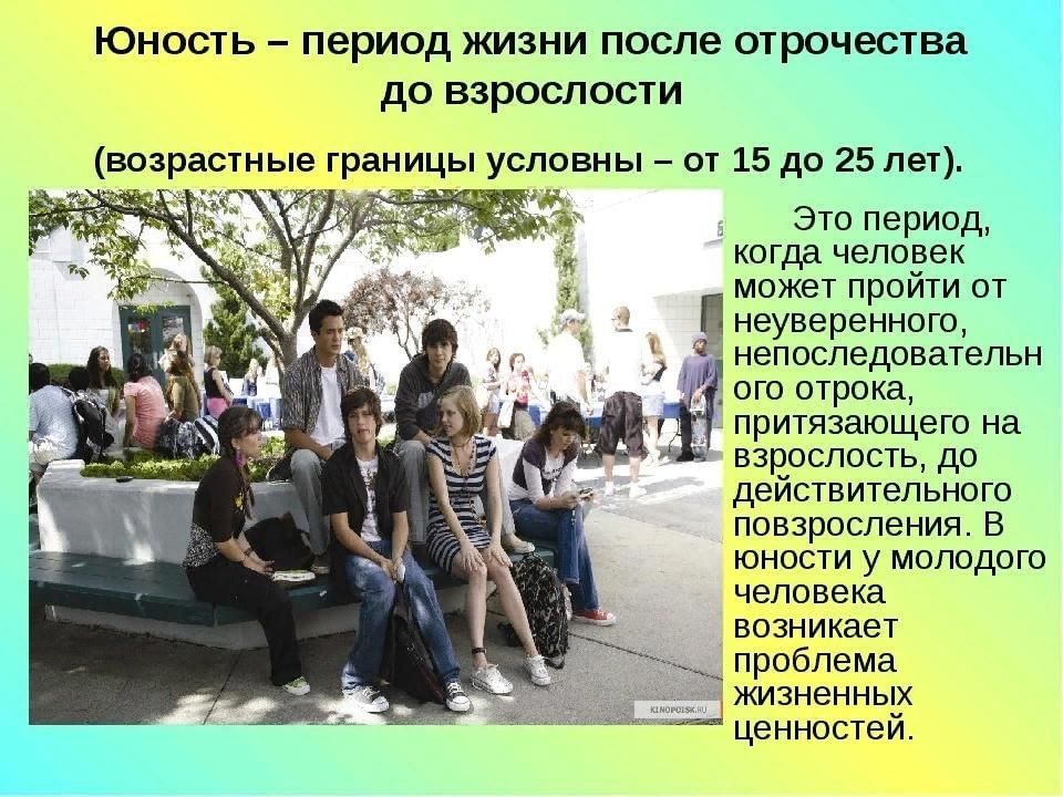 Молодость это вся жизнь план