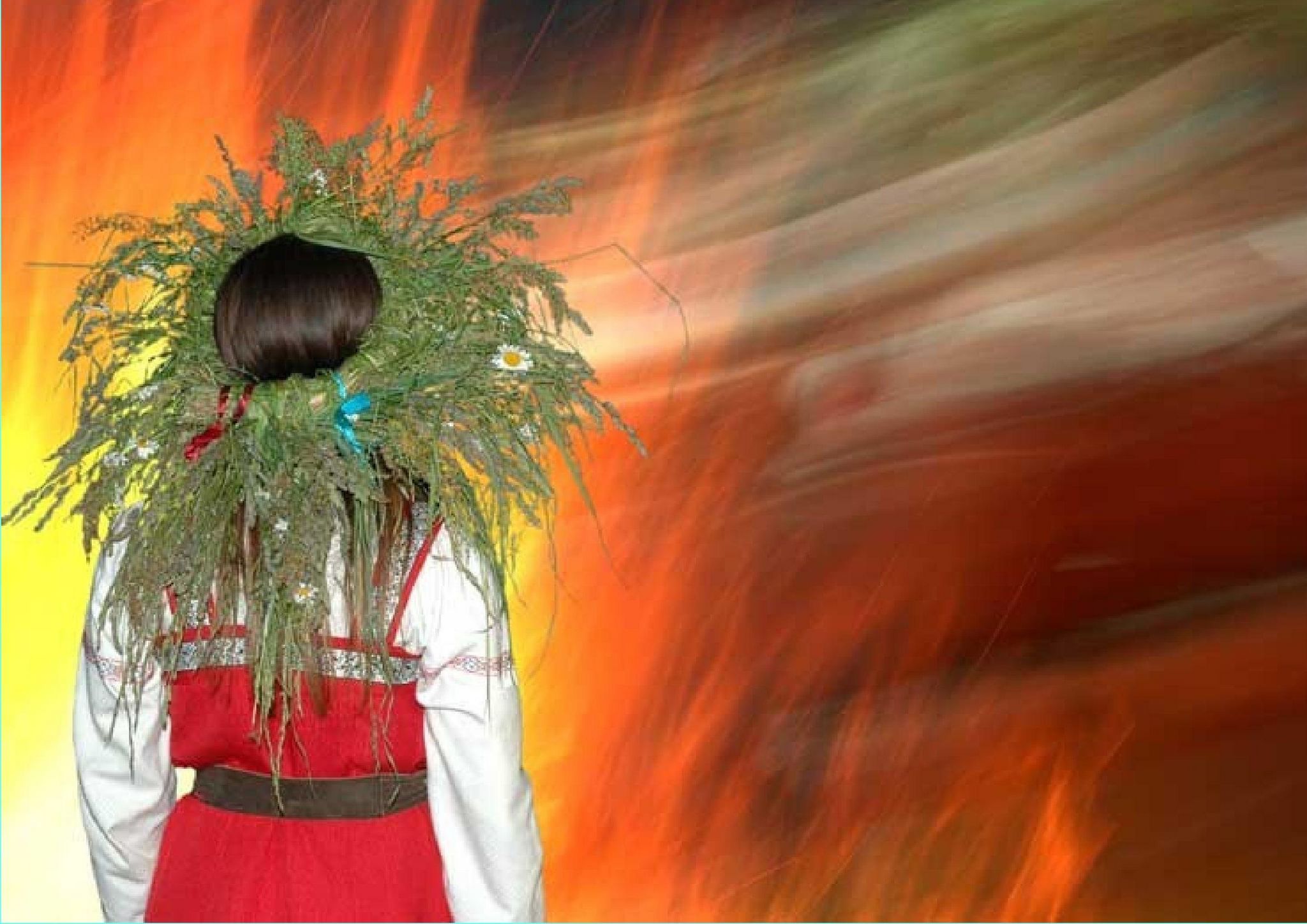 Фон купала. С праздником Ивана Купала.