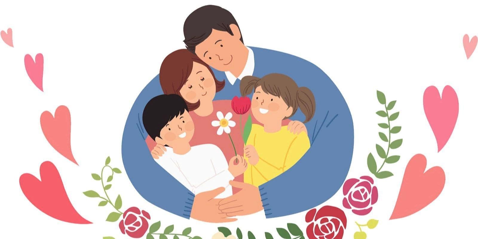 Год семьи 2024 распечатать. Символ семьи. Логотип семьи любви и верности. С днем семьи. Символ дня семьи.