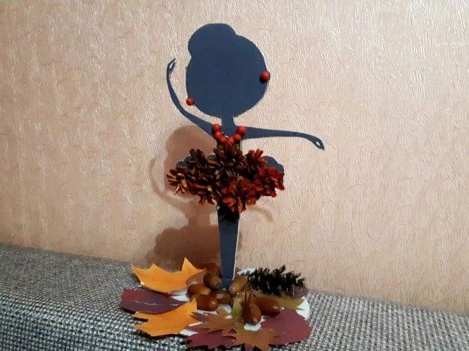 Осенняя поделка балерина - 74 фото