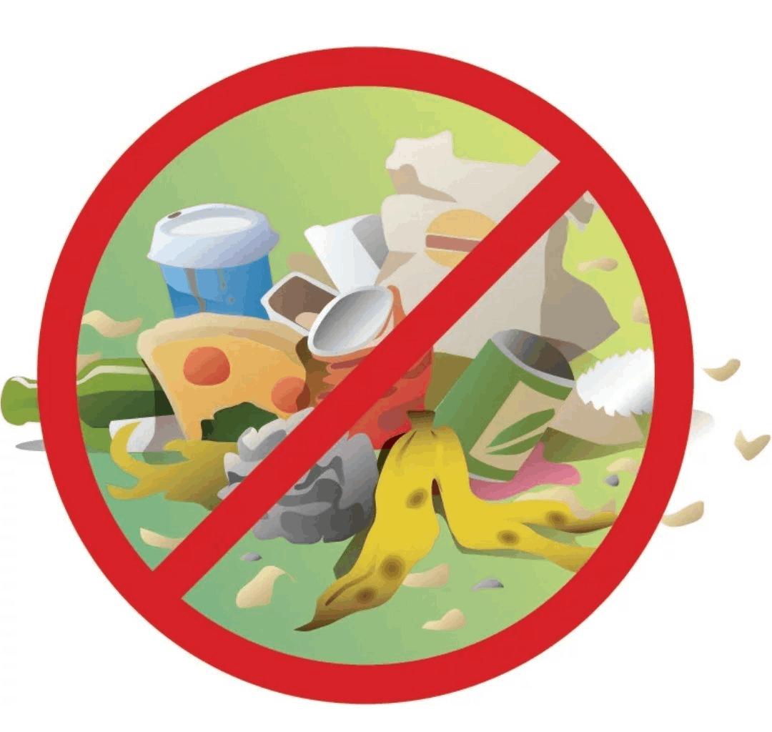 Как нарисовать знак не бросать мусор