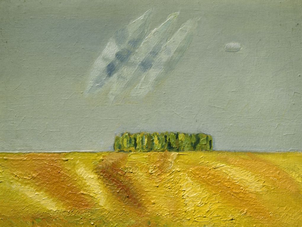 Эдуард Криммер. Поле (фрагмент). 1929–1932. Государственный Русский музей, Санкт-Петербург