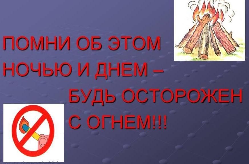 Берегись огня презентация