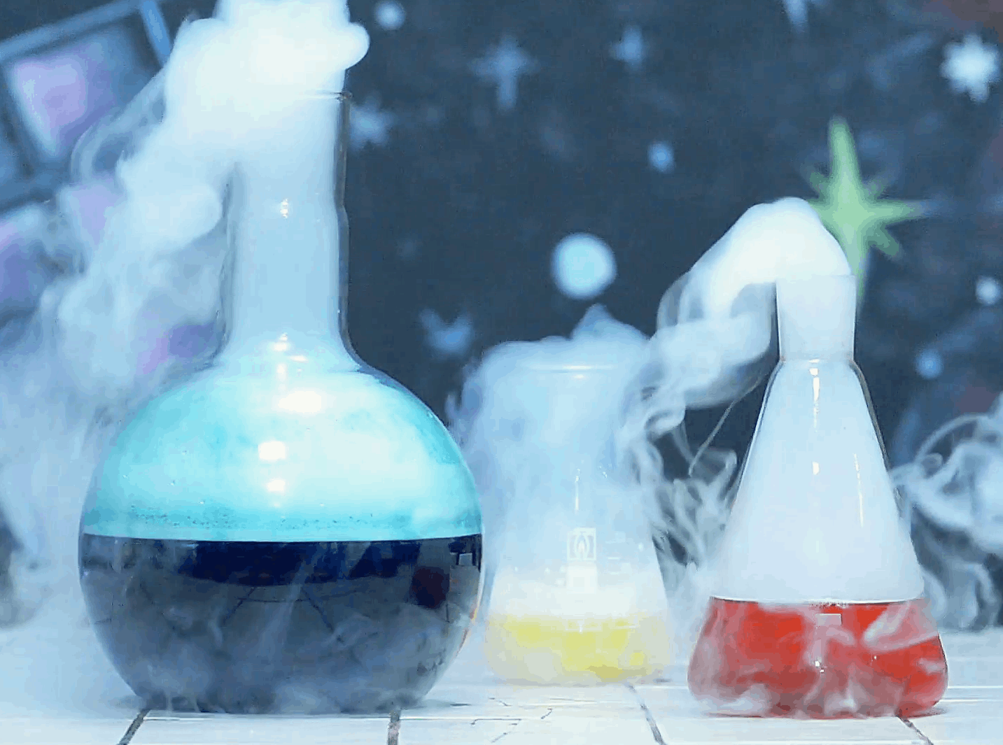 Красивые химические опыты