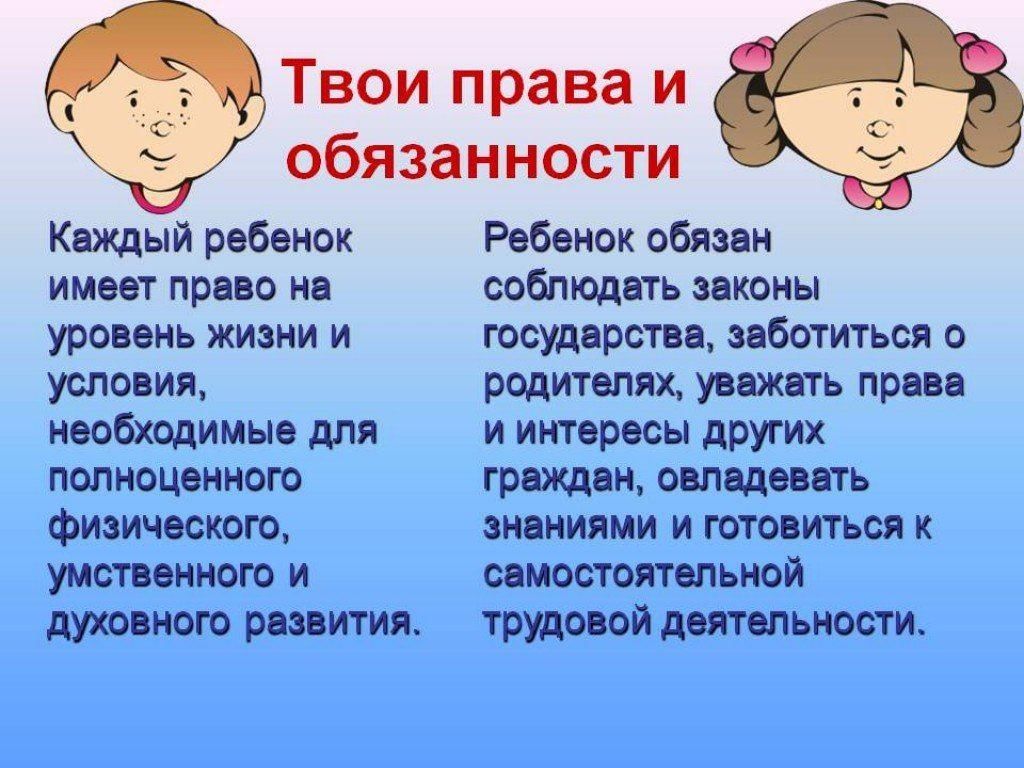 Обязанности развлечение. Gправа и обязанности ребе.