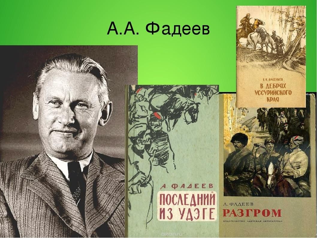 Фадеев александр александрович презентация
