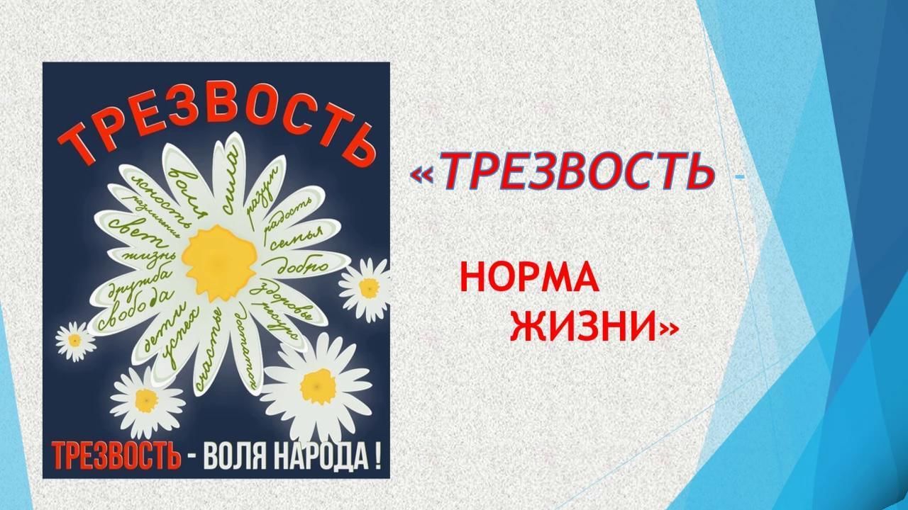 Трезвость норма жизни картинки