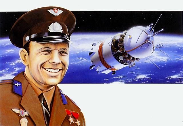 Портрет гагарина для детей в хорошем. Портрет Юрия Гагарина на день космонавтики.