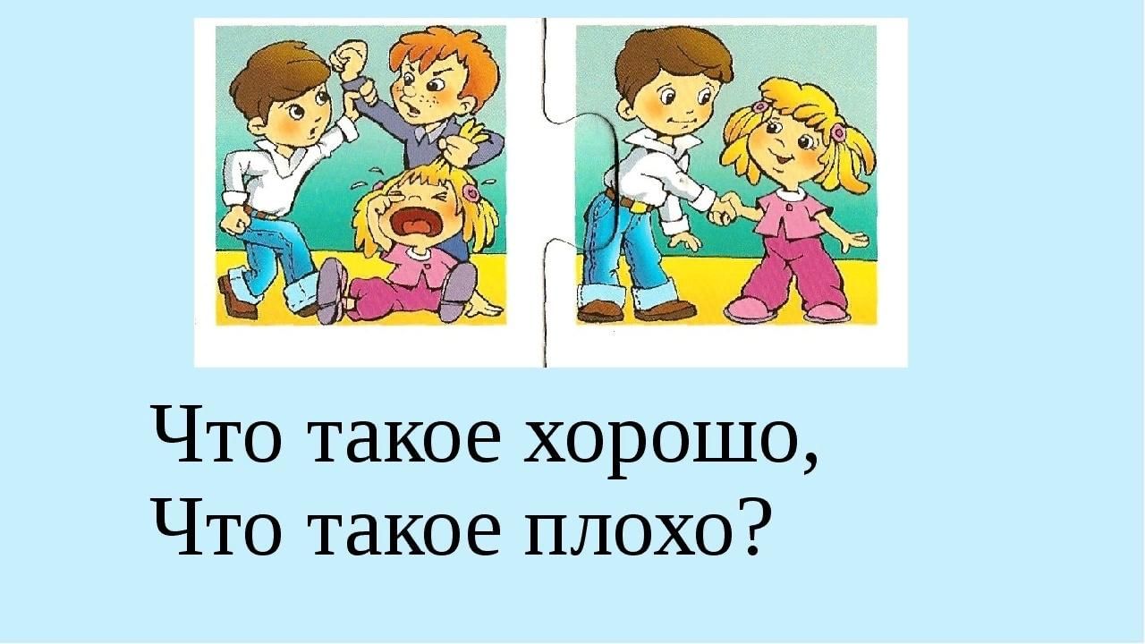 Классный час в 1 классе презентация что такое хорошо и что такое плохо