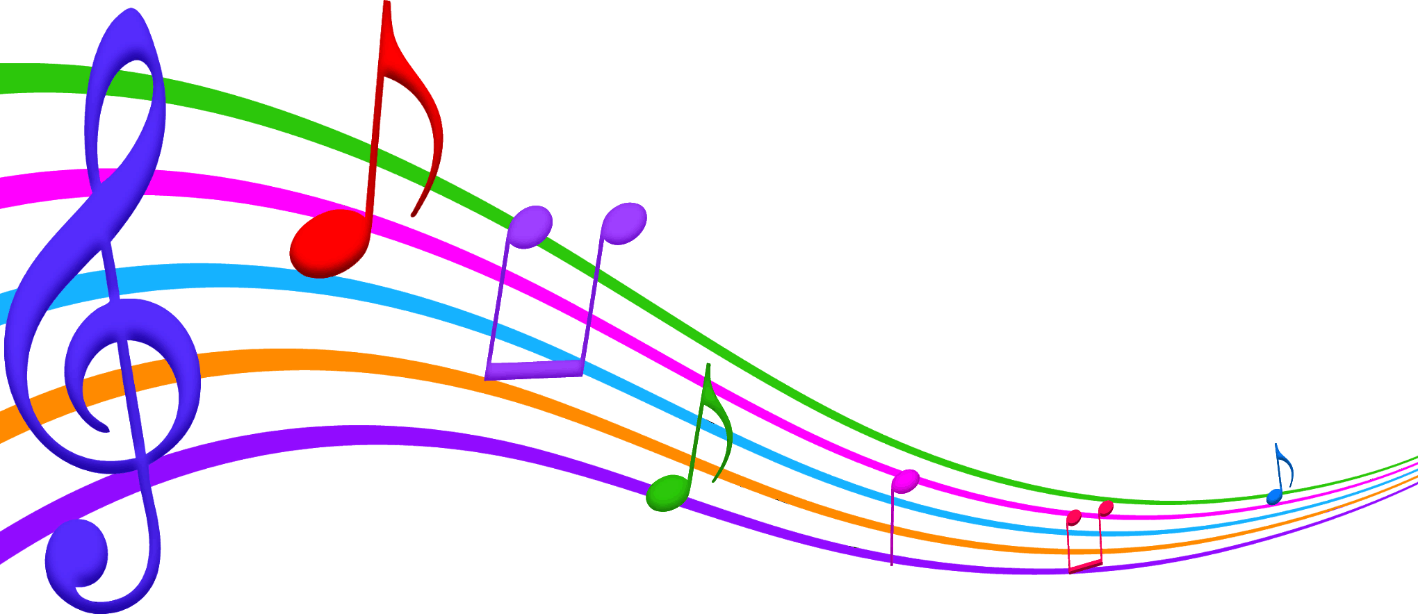 Photo about Musical floral notes with butterflies. Illustration of banner, compo