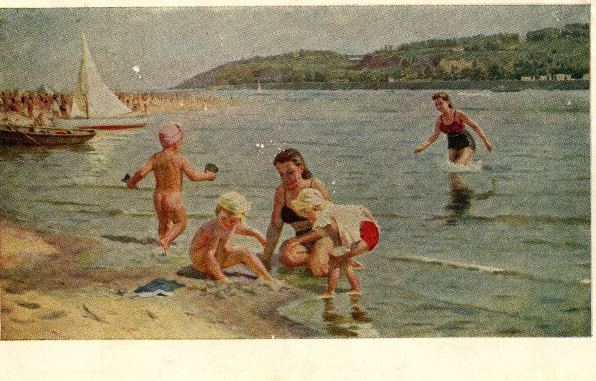 дети на пляже ссср