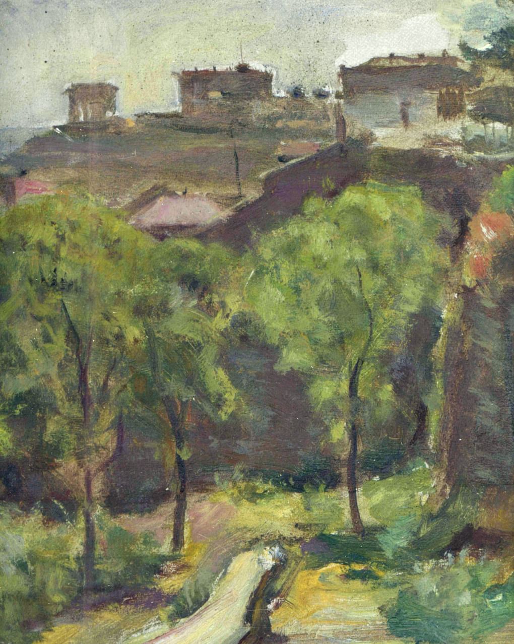 Евгений Буковецкий. Пейзаж. Начало ХХ века. Воронежский областной литературный музей им. И.С. Никитина, Воронеж
