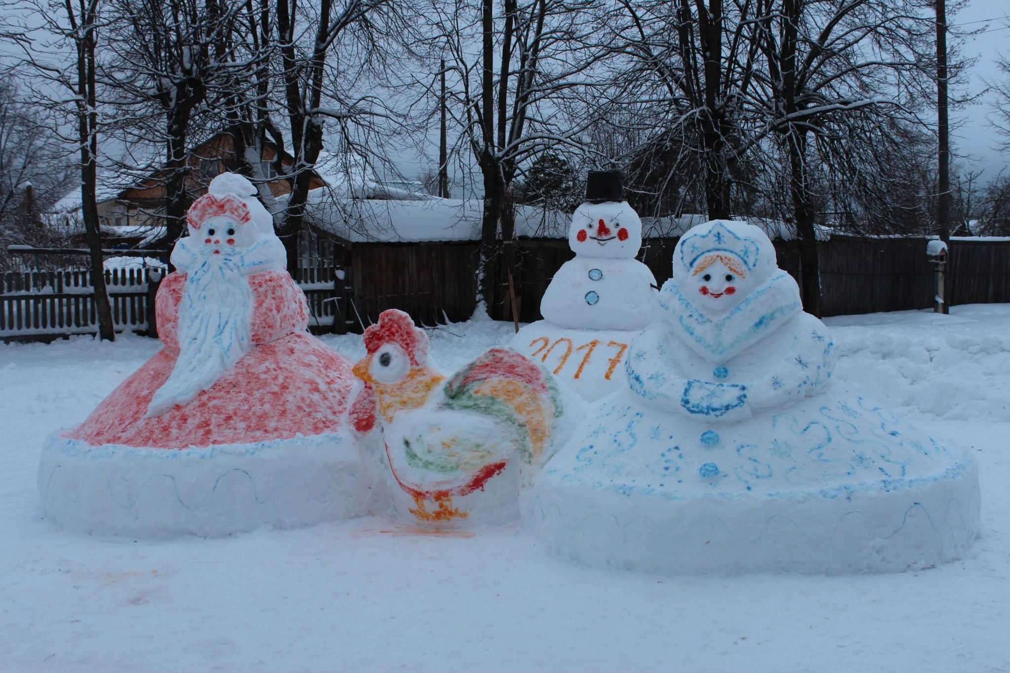 Снежные фигуры