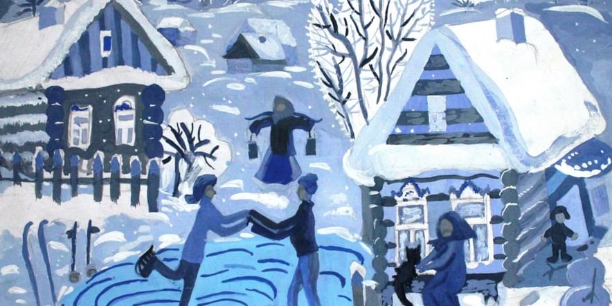 Основное изображение для события Выставка работ учащихся «Волшебные краски Зимы»