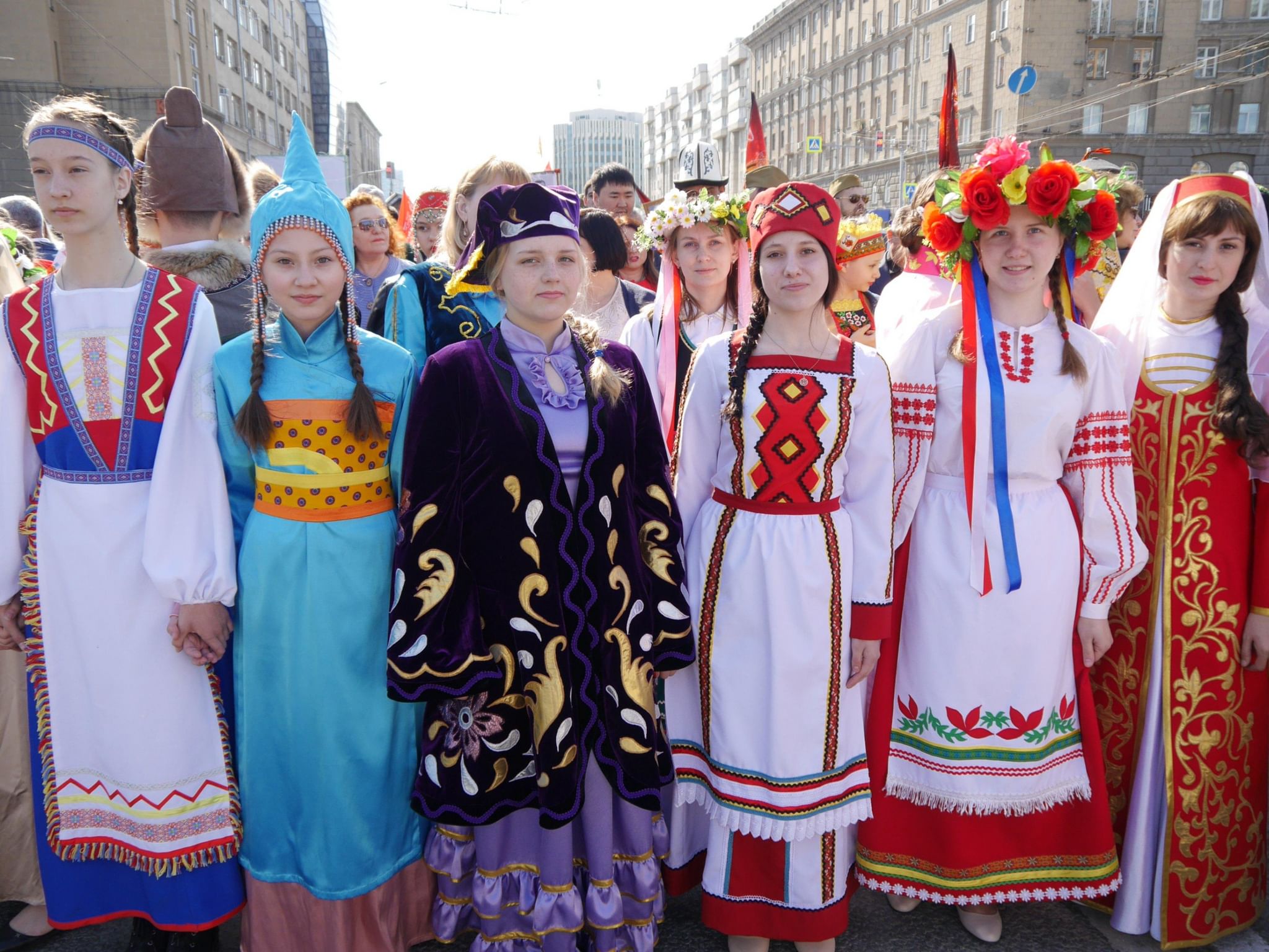 Фестиваль новосибирск. Хоровод единства.