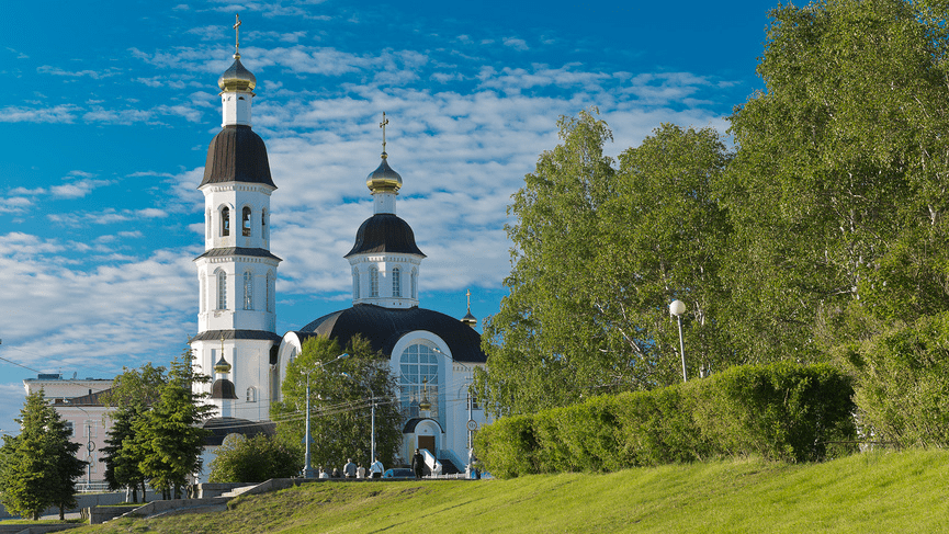 Успенский храм Архангельск