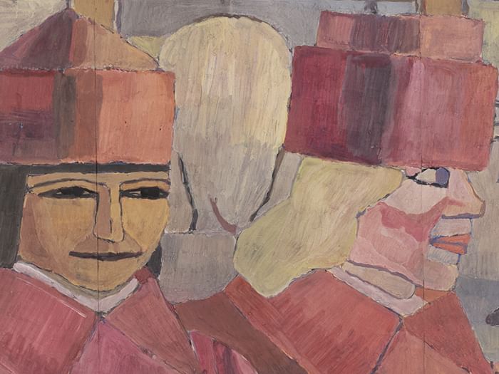 Борис Трубецкой. Две девушки в троллейбусе. 1970-е годы. Изображение: <a href="https://www.mywaymag.ru/afisha/gmii-otkryvaet-vybor-mariny-bessonovoj/" rel="nofollow noopener" target="_blank">mywaymag.ru</a>