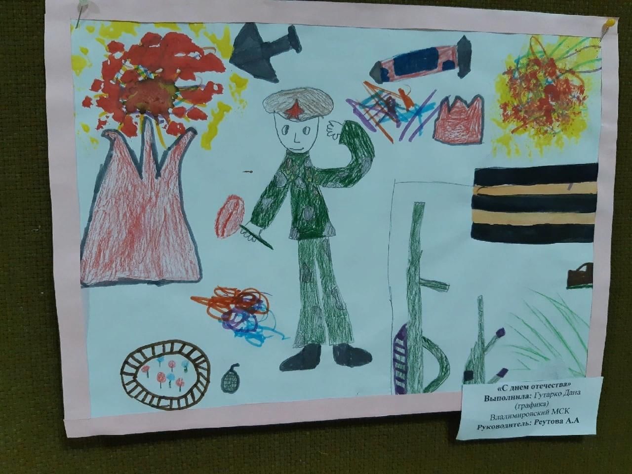 Война глазами ребенка рисунки детей