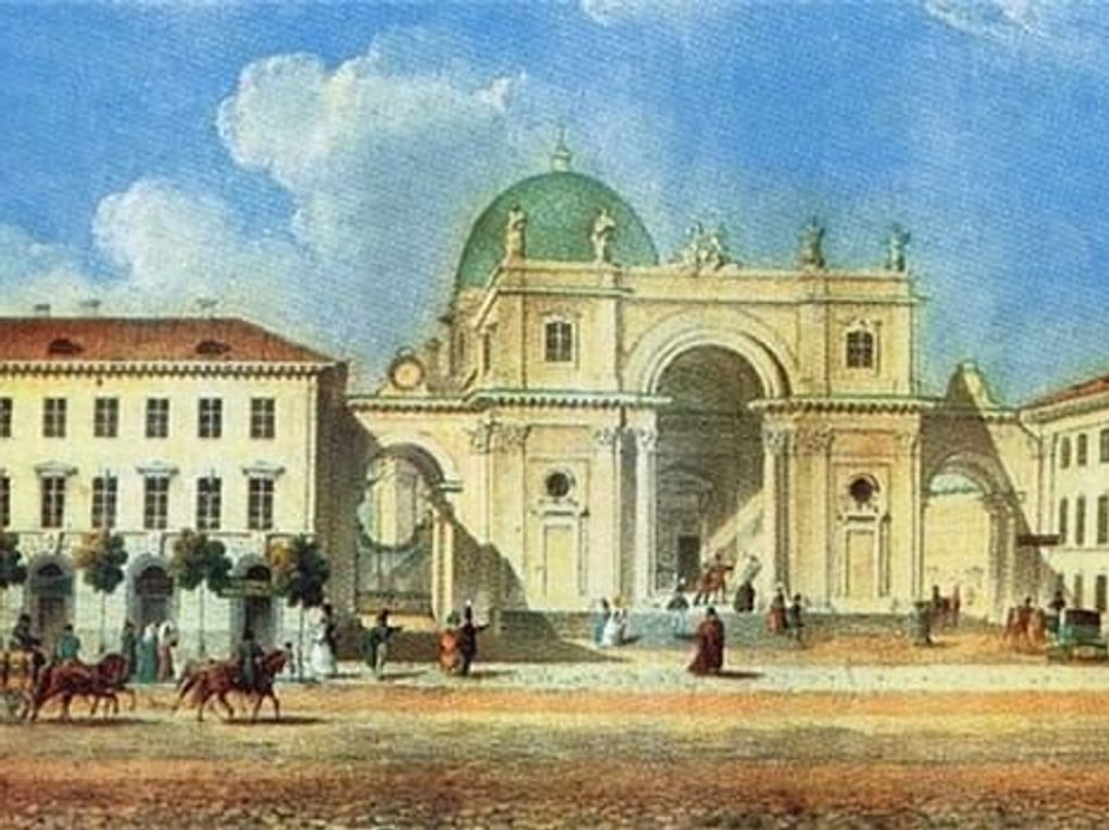 Василий Садовников. Вид Невы и Петропавловской крепости. 1847. Государственный Эрмитаж, Санкт-Петербург