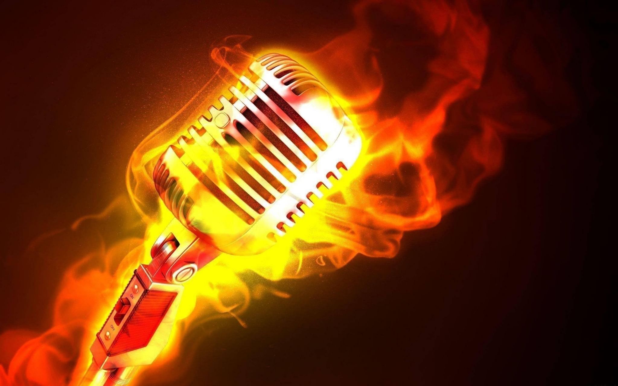 Микрофон в огне