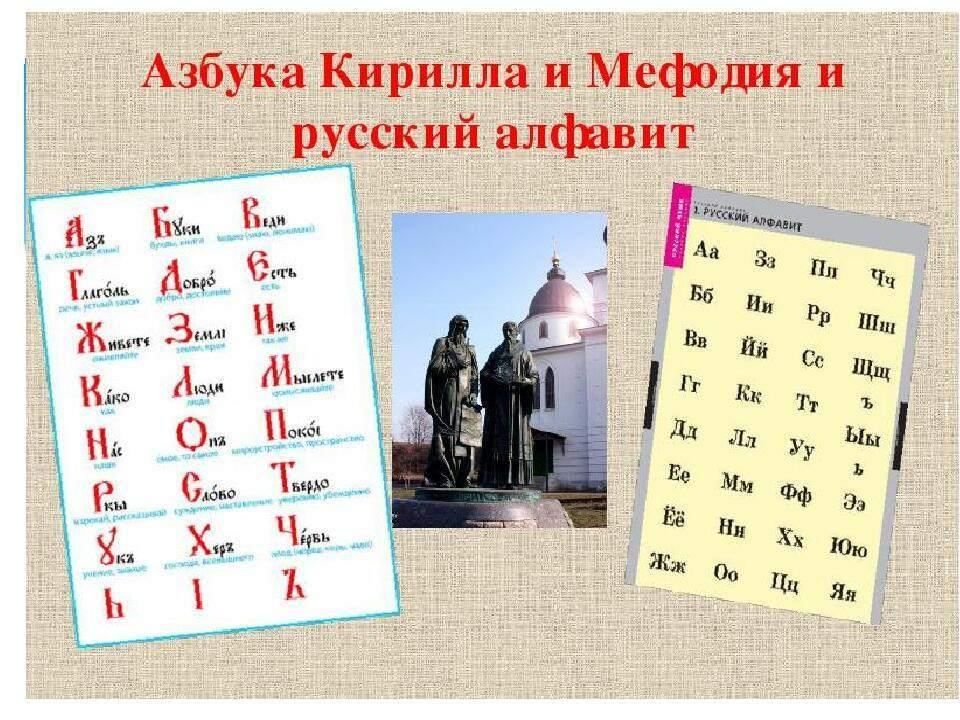 Славянская азбука для детей презентация