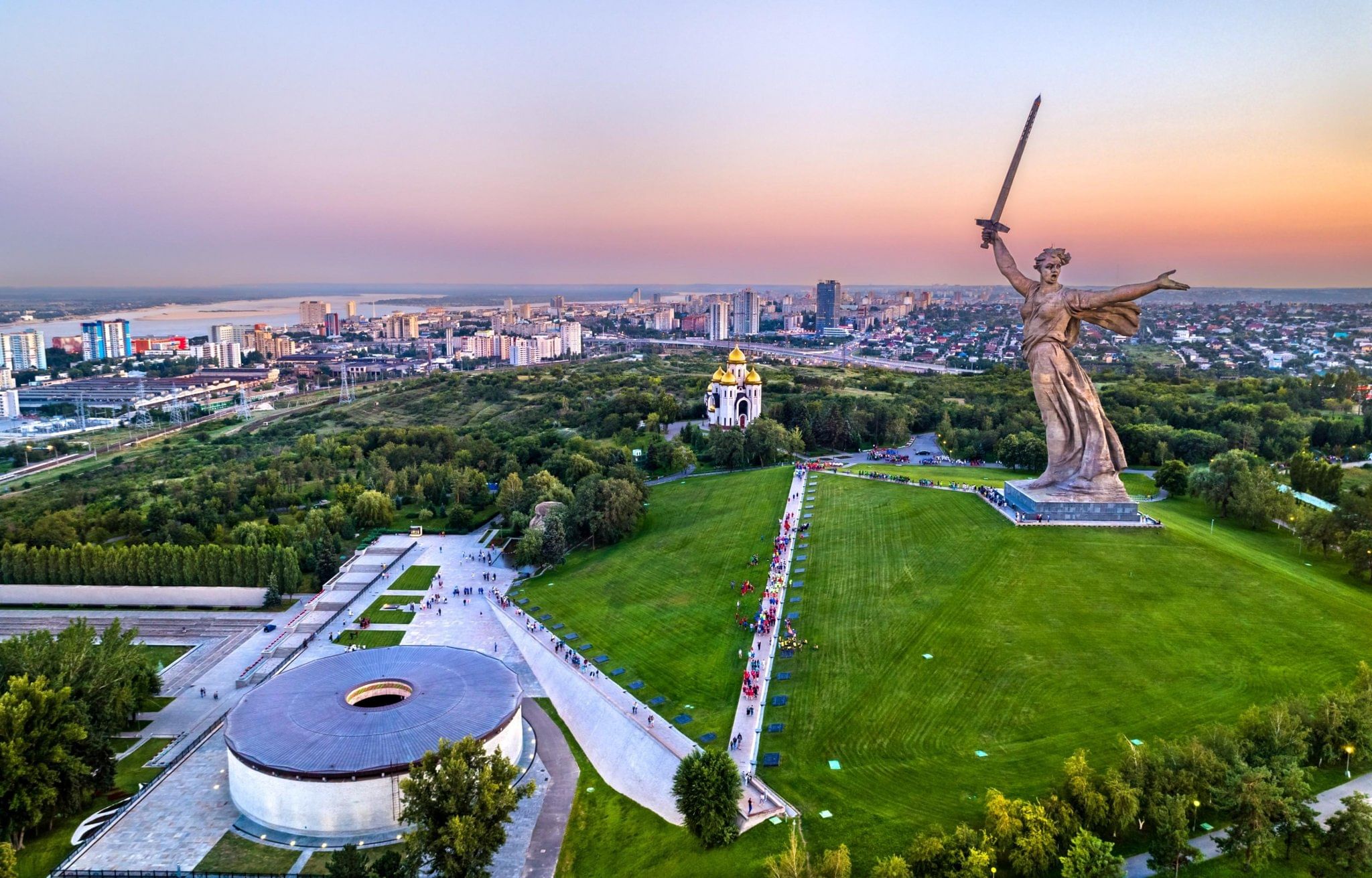 Волгоград Родина мать Мамаев Курган