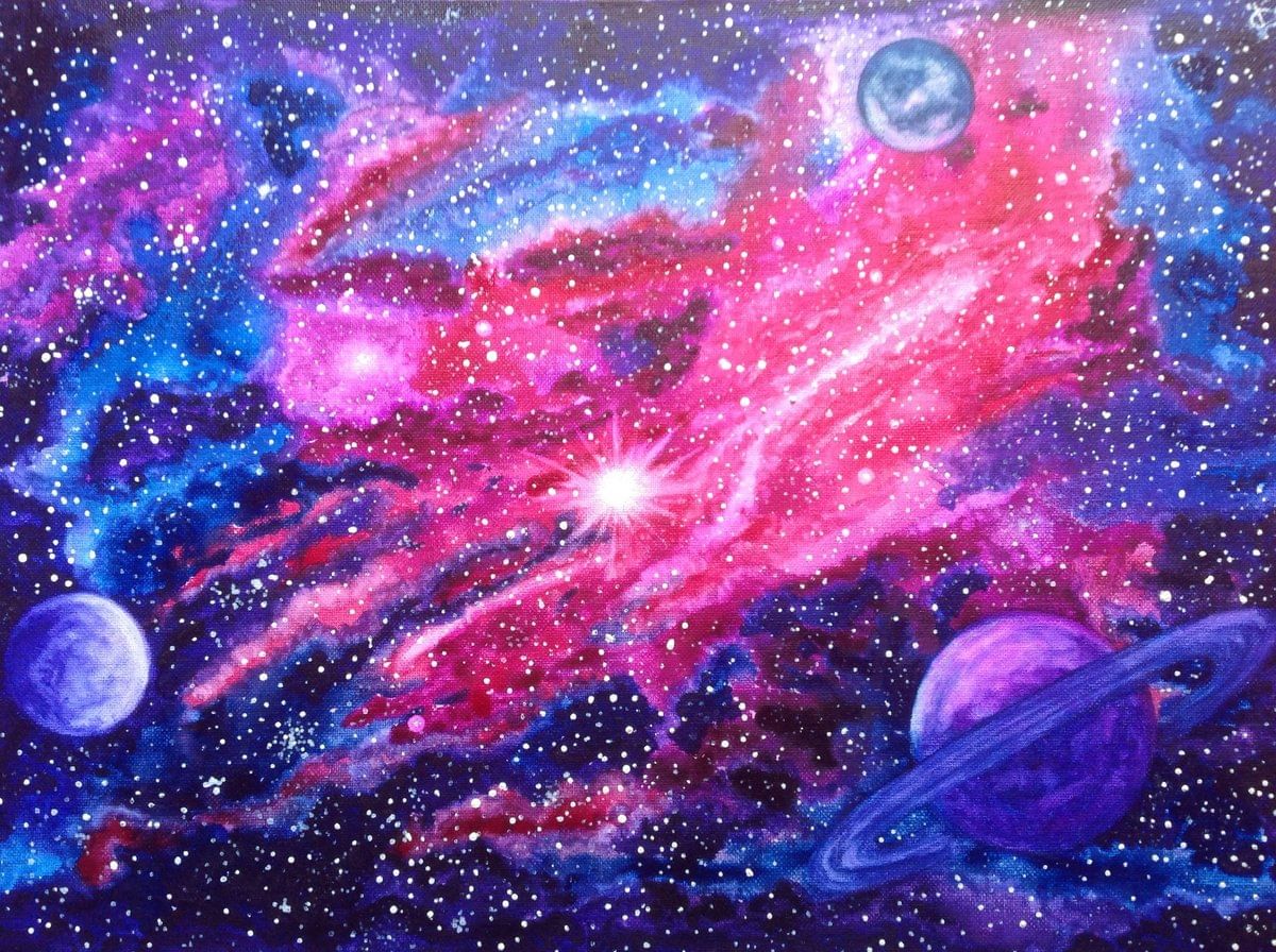 Рисунок на тему галактика