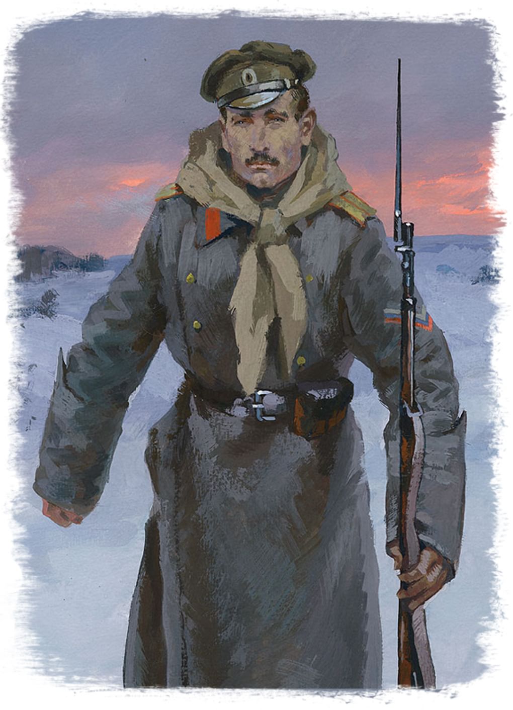Андрей Николаев. Иллюстрация к роману Михаила Булгакова «Белая гвардия» (фрагмент). Издательство «Речь», 2017 год