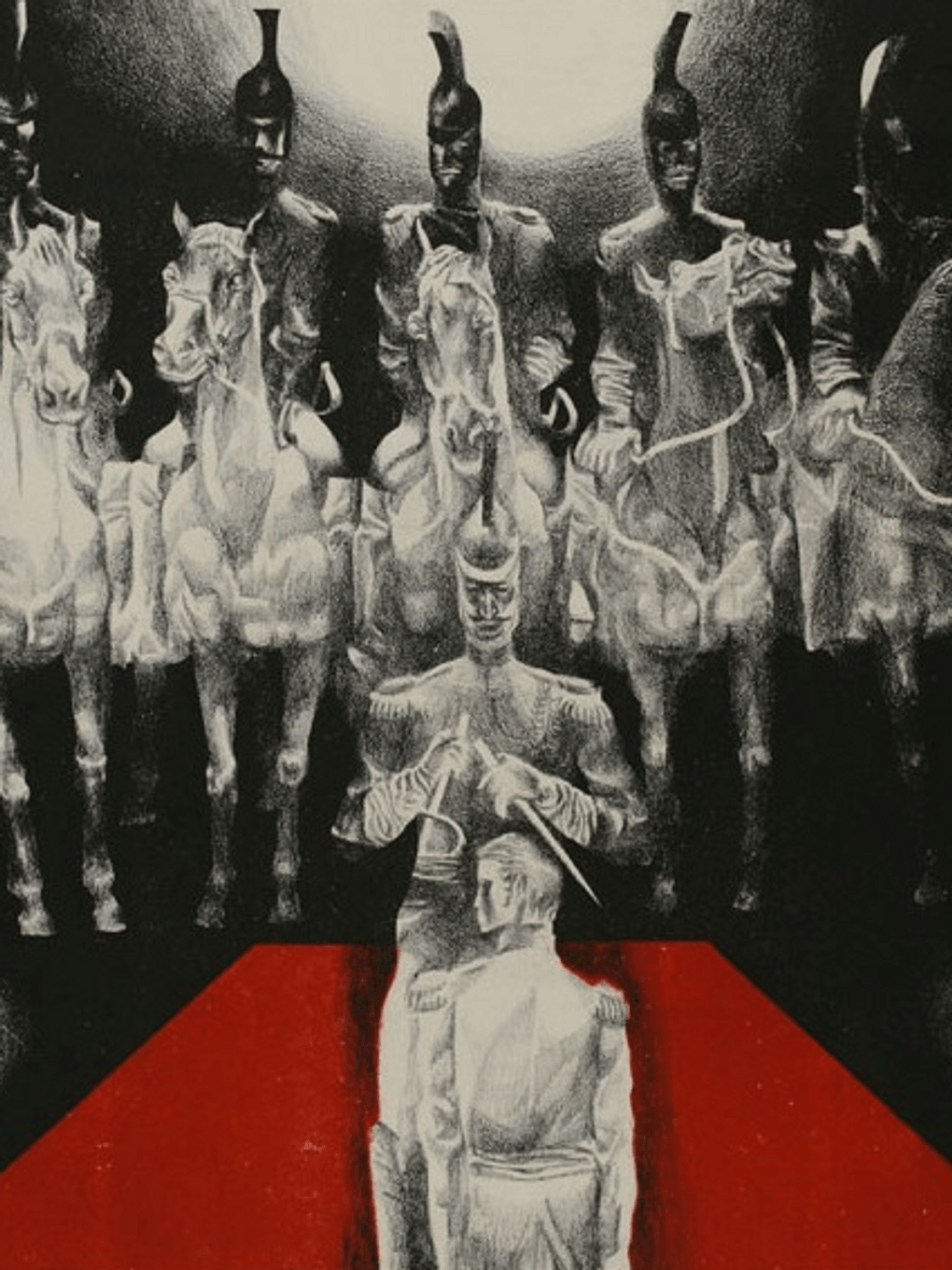 Николай Домашенко. Казнь (фрагмент). Из серии «Трагедии декабря». 1973. Омский областной музей изобразительных искусств им. М.А. Врубеля, Омск