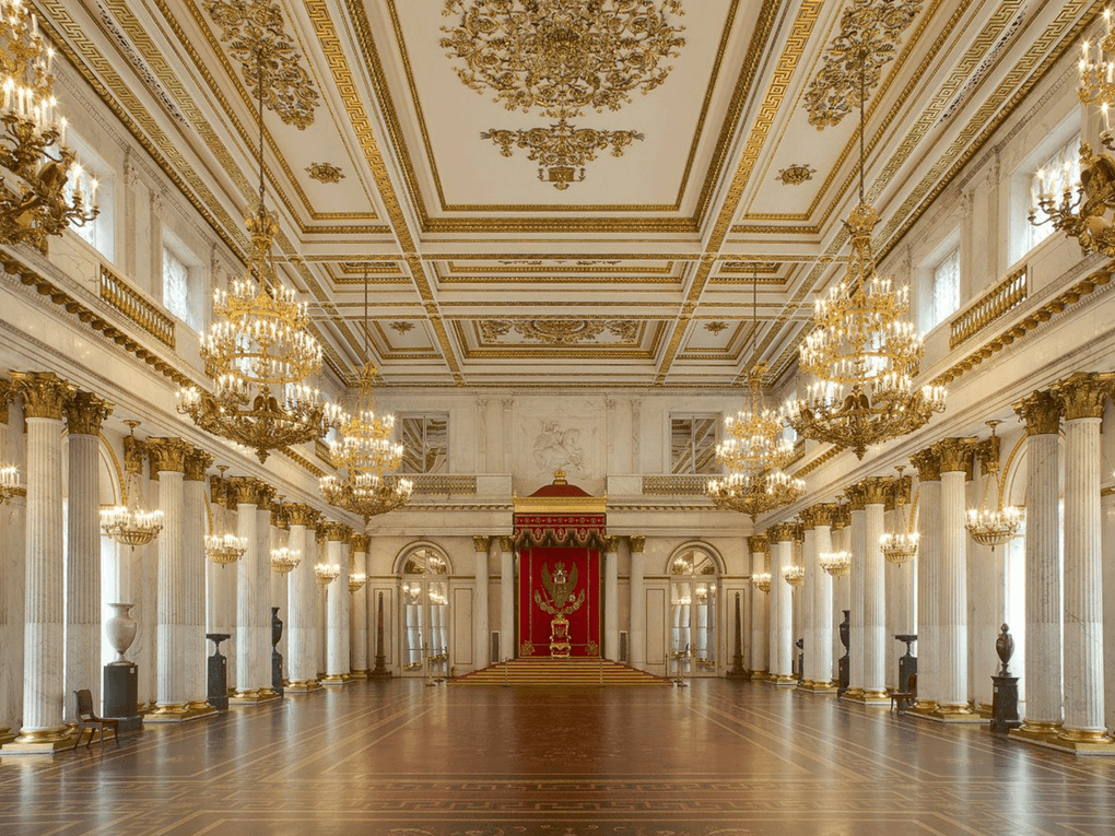 Георгиевский зал, Государственный Эрмитаж, Санкт-Петербург. Фотография предоставлена пресс-службой Государственного Эрмитажа