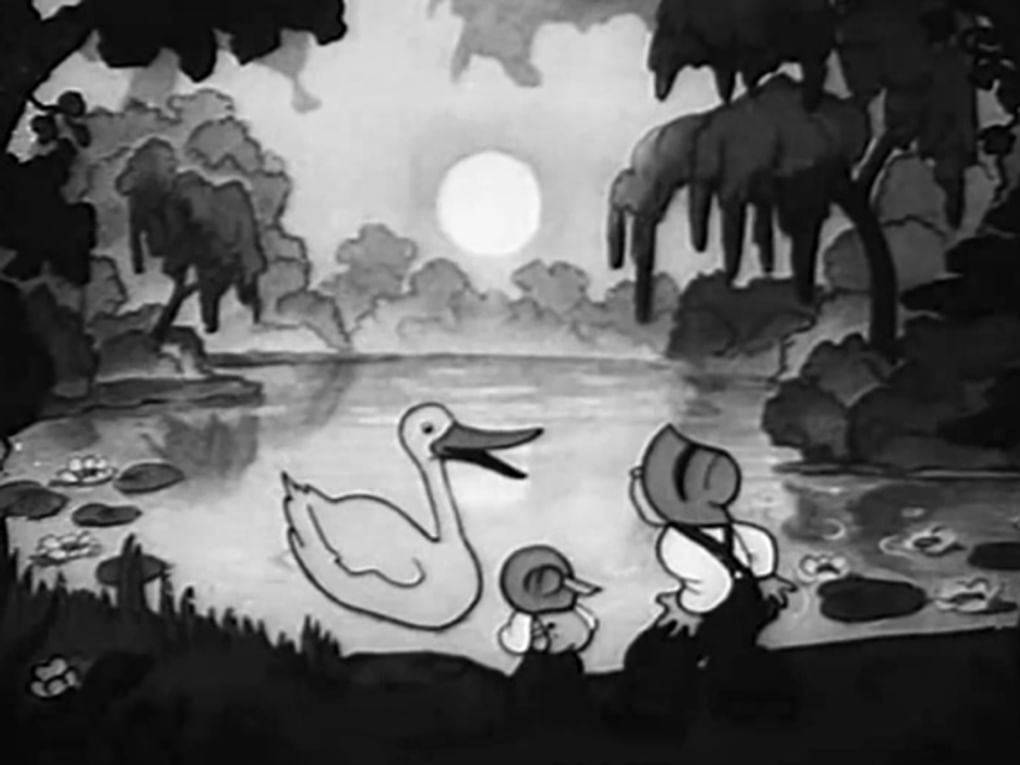 Кадр из мультипликационного фильма Ольги Ходатаевой «Мальчик-с-пальчик» (1938)