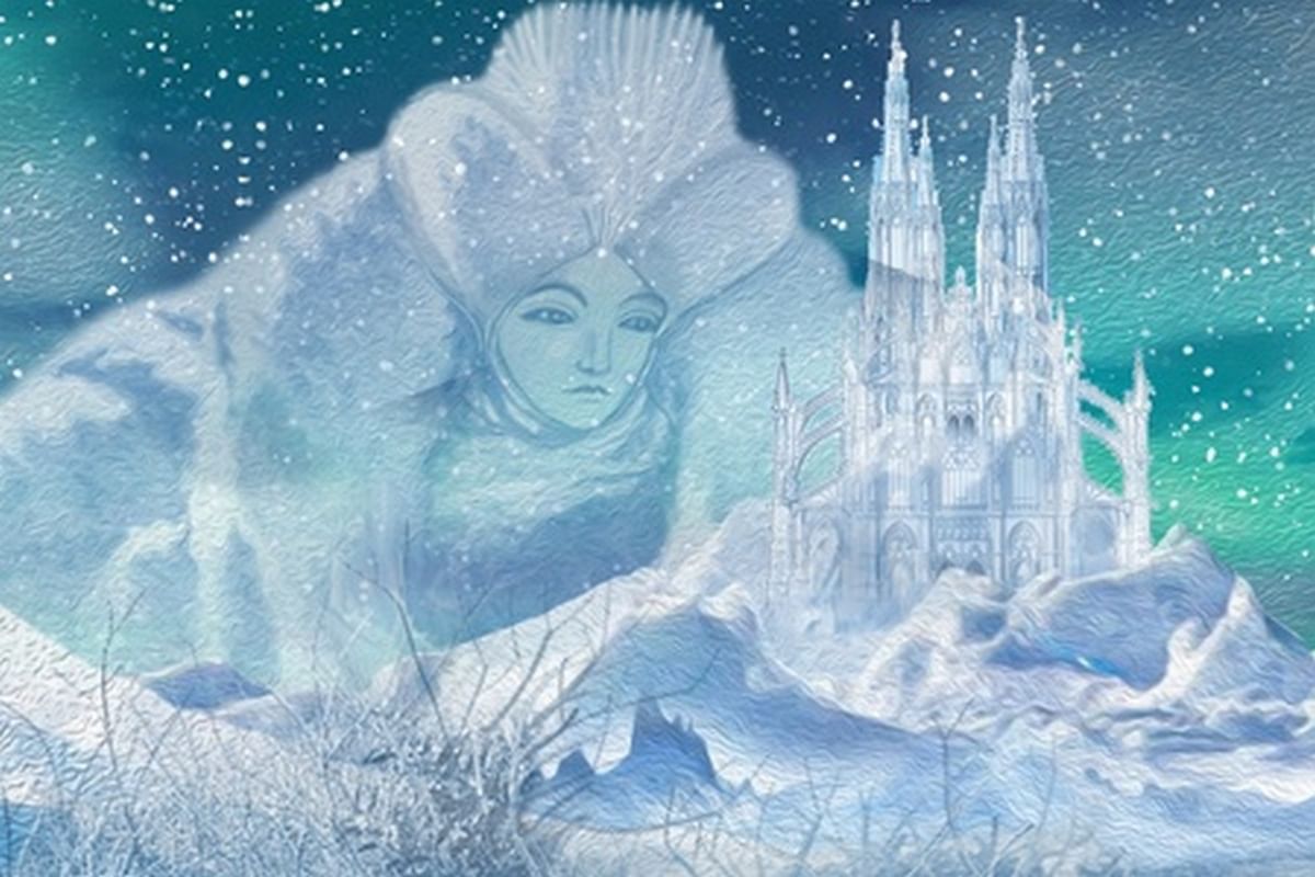 Рисунки на тему снежная сказка
