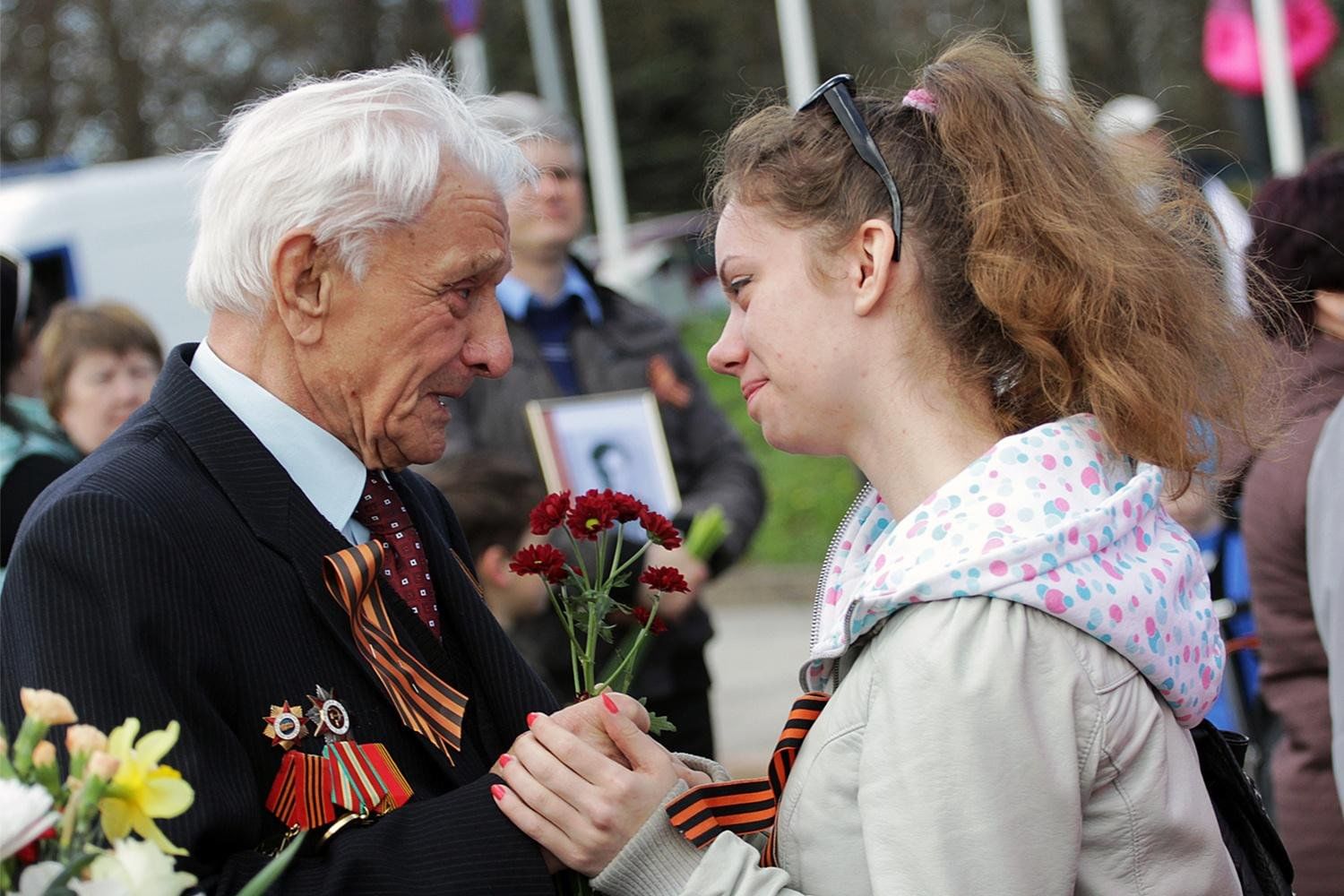 Фотографии молодых ветеранов