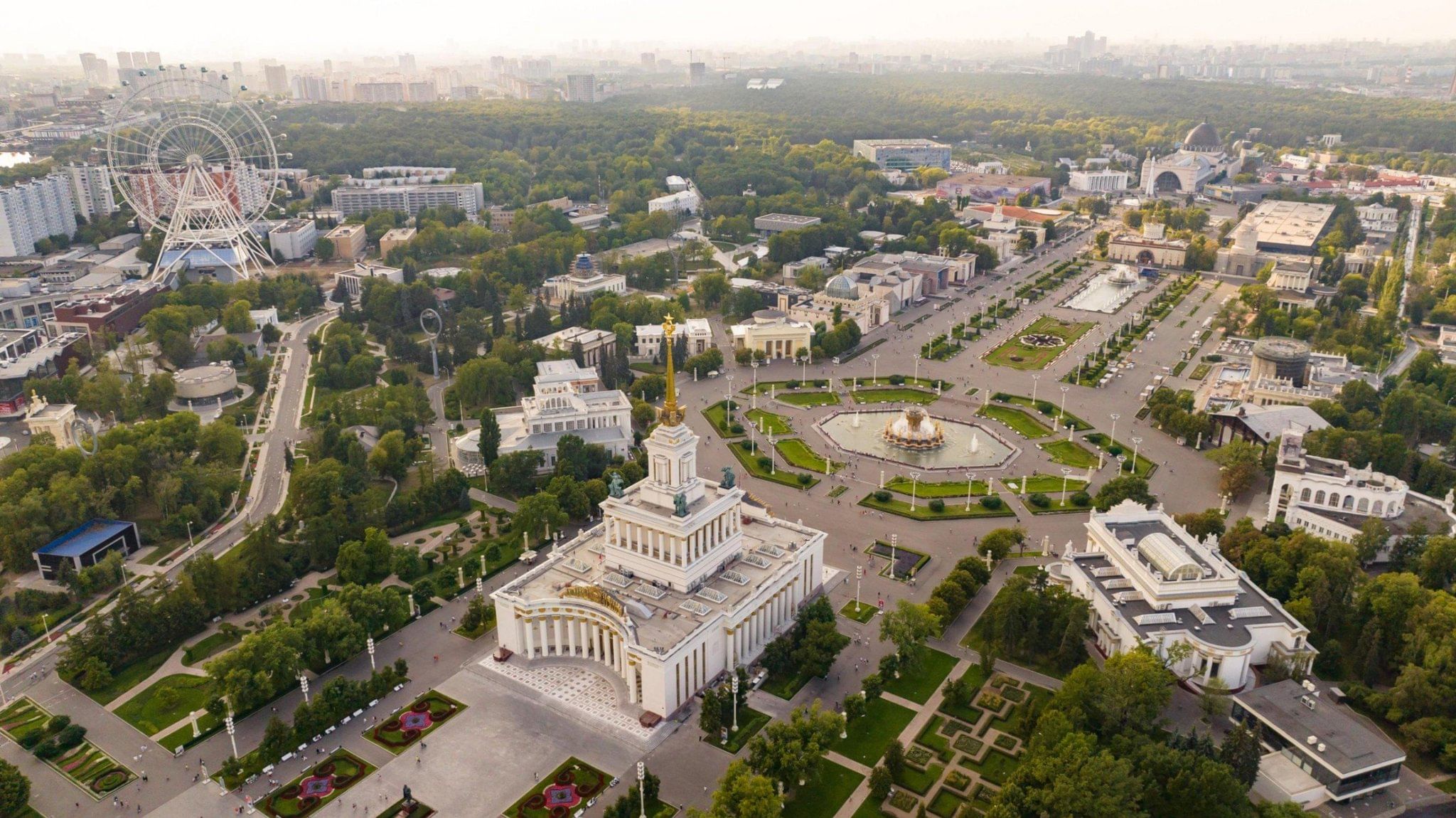 Вднх фото сверху