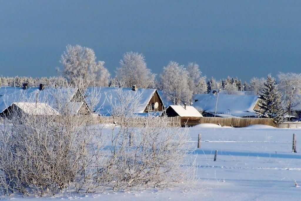 Нижегородские деревни зимой фото