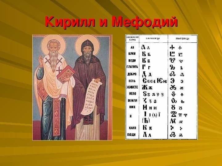 Какая была кириллица презентация