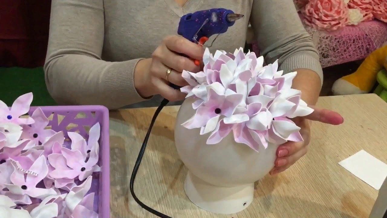 Как сделать светильник из фоамирана своими руками